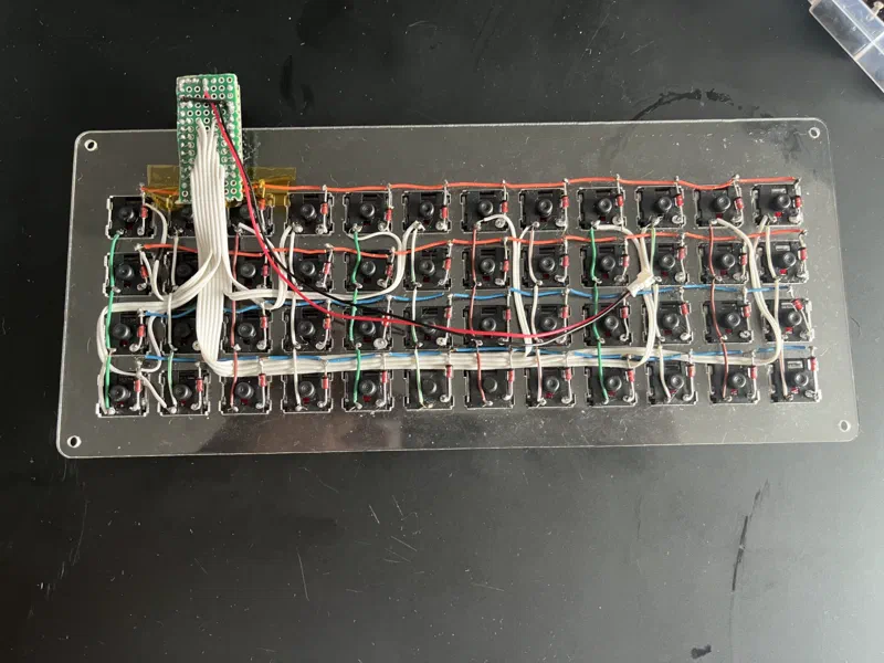 Socket to matrix wiring