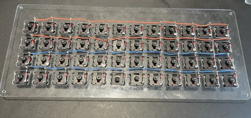 All the row wired
