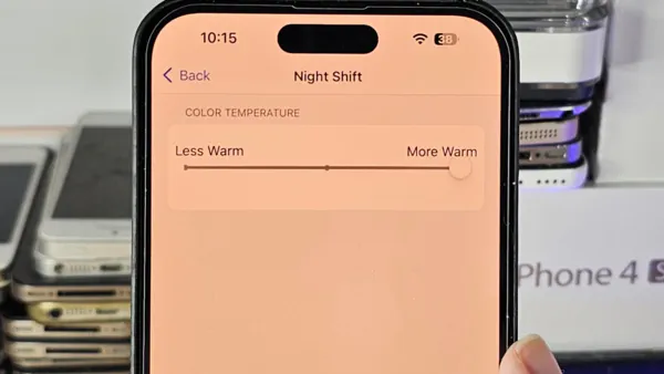 The iPhone night-shift feature, at the highest level